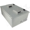 Altelix 24x16x9 Vented Fiberglass Weatherproof NEMA Enclosure with 100-240 VAC Universal Power Outlet & Dual Cooling Fans