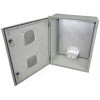 Altelix 20x16x8 Vented Fiberglass Weatherproof NEMA Equipment Enclosure with Equipment Mounting Plate and 120VAC Outlets