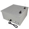Altelix 16x16x8 NEMA 4X Fiberglass Weatherproof Enclosure with Equipment Mounting Plate & 120 VAC Outlets & Power Cord