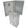 Altelix 24x16x9 Vented Fiberglass Weatherproof NEMA Enclosure with Blank Steel Equipment Mounting Plate