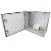 Altelix 16x16x8 Fiberglass Weatherproof NEMA 4X Enclosure with 100-240 VAC Universal Power Outlet
