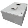 Altelix 32x24x12 Vented Fiberglass Weatherproof NEMA Enclosure with Dual Cooling Fans and 120 VAC Outlets