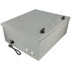 Altelix 24x20x9 NEMA 4X Fiberglass Weatherproof Enclosure with Equipment Mounting Plate, 120 VAC Outlets & Power Cord