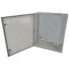 Altelix 24x20x9 NEMA 4X Fiberglass Weatherproof Enclosure with Equipment Mounting Plate & 100-240 VAC Universal Power Outlet