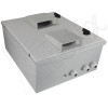 Altelix 20x16x8 Vented Fiberglass Weatherproof NEMA Enclosure with 100-240 VAC Universal Power Outlet & Dual Cooling Fans