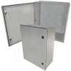 Altelix 24x20x9 NEMA 3X Fiberglass Weatherproof Enclosure with Blank Steel Equipment Mounting Plate