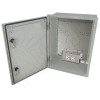 Altelix 16x12x8 NEMA 4X Fiberglass Weatherproof Enclosure with Equipment Mounting Plate & 120 VAC Outlets