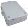 Altelix 14x11x5 PC + ABS Weatherproof NEMA Enclosure with Hinged Door & Aluminum Mounting Plate