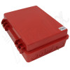 Altelix 14x11x5 IP55 NEMA 3R PC+ABS Plastic Weatherproof Red Utility Enclosure with Hinged Door