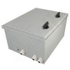 Altelix 16x12x8 NEMA 3X Fiberglass Weatherproof Enclosure with Equipment Mounting Plate & 100-240 VAC Universal Power Outlet