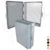 Altelix 17x14x6 Inch Polycarbonate + ABS Weatherproof WiFi NEMA Enclosure with Full Size Non-Metallic Equipment Mounting Plate