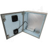 Altelix 24x20x9 Insulated Vented Fiberglass Weatherproof NEMA Enclosure with Dual Cooling Fans and 120 VAC Outlets
