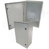 Altelix 24x16x9 NEMA 4X Fiberglass Weatherproof Enclosure with Equipment Mounting Plate & 100-240 VAC Universal Power Outlet