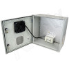 Altelix 16x16x8 Vented Fiberglass Weatherproof NEMA Enclosure with 100-240 VAC Universal Power Outlet & Cooling Fan