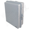 Altelix 14x11x5 IP55 NEMA 3R PC+ABS Plastic Weatherproof Utility Enclosure with Hinged Door