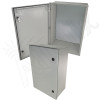Altelix 24x16x9 NEMA 4X Fiberglass Weatherproof Enclosure with Blank Steel Equipment Mounting Plate