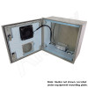 Altelix 16x16x8 Vented Insulated Fiberglass Weatherproof NEMA Enclosure with Cooling Fan, 200W Heater and 120 VAC Outlets
