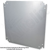 Altelix 16x16x8 Steel NEMA 4x / IP66 Weatherproof Equipment Enclosure with Blank Steel Equipment Mounting Plate