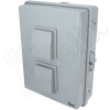 Altelix 17x14x6 Vented Polycarbonate + ABS Weatherproof NEMA Enclosure with 12 VDC Cooling Fan