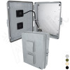 Altelix 17x14x6 Vented Polycarbonate + ABS Weatherproof NEMA Enclosure with 24 VDC Cooling Fan