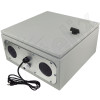 Altelix 16x16x8 Steel Weatherproof NEMA Enclosure with Dual Cooling Fans, 120 VAC Outlets and Power Cord