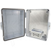 Altelix 14x11x5 Polycarbonate + ABS Weatherproof NEMA Enclosure with 100-240 VAC Universal Power Outlet