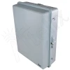 Altelix 17x14x6 Polycarbonate + ABS Weatherproof NEMA Enclosure with Aluminum Mounting Plate, 120 VAC Outlets & Power Cord