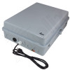 Altelix 17x14x6 Polycarbonate + ABS Weatherproof NEMA Enclosure with Aluminum Mounting Plate, 120 VAC Outlets & Power Cord