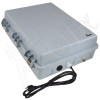 Altelix 17x14x6 Polycarbonate + ABS Weatherproof NEMA Enclosure with Aluminum Mounting Plate, 120 VAC GFCI Outlets & Power Cord