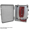 Altelix 14x11x7 IP66 NEMA 4X Outdoor Weatherproof Emergency Phone Call Box and Service Phone Box