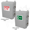 Altelix 14x11x7 IP66 NEMA 4X Outdoor Weatherproof Emergency Phone Call Box and Service Phone Box