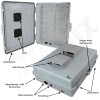 Altelix 17x14x6 Inch Polycarbonate + ABS Vented Weatherproof NEMA Enclosure