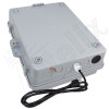 Altelix 14x11x5 Polycarbonate + ABS Vented Fan Cooled Weatherproof NEMA Enclosure with Aluminum Mounting Plate, 120 VAC GFCI Outlets & Power Cord