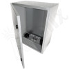 Altelix 24x20x12 Steel Weatherproof NEMA Enclosure with Dual Cooling Fans, 120 VAC Outlets and Power Cord