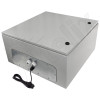 Altelix 24x24x12 NEMA 4X 19" 6U Rack Steel Weatherproof Enclosure with 120 VAC Outlets and Power Cord