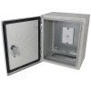 Altelix 12x10x6 Steel Outdoor Weatherproof NEMA 4X Phone Call Box with Emergency Phone or Service Phone Label