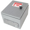 Altelix 12x10x6 Steel Outdoor Weatherproof NEMA 4X Phone Call Box with Emergency Phone or Service Phone Label
