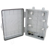 Altelix 12x9x5 Pole Mount IP66 NEMA 4X PC+ABS Plastic Weatherproof Utility Box with Hinged Door