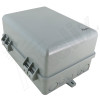 Altelix 12x9x7 Pole Mount IP66 NEMA 4X PC+ABS Plastic Weatherproof Utility Box with Hinged Door