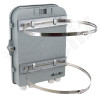 Altelix 13x10x4 Pole Mount IP66 NEMA 4X PC+ABS Plastic Weatherproof Utility Box with Hinged Door