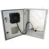 Altelix 16x12x8 Vented Fiberglass Weatherproof NEMA Enclosure with 24 VDC Cooling Fan