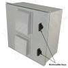 Altelix 16x16x8 Vented Fiberglass Weatherproof NEMA Enclosure with 12 VDC Cooling Fan
