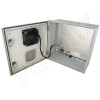 Altelix 16x16x8 Vented Fiberglass Weatherproof NEMA Enclosure with 24 VDC Cooling Fan