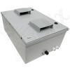 Altelix 24x16x9 Vented Fiberglass Weatherproof NEMA Enclosure with Dual 24 VDC Cooling Fans