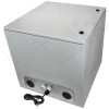 Altelix 24x24x24 120VAC 20A Steel NEMA Enclosure for UPS Power Systems with 19" Wide 6U Rack, Dual Cooling Fans, 20A Power Outlets & Power Cord