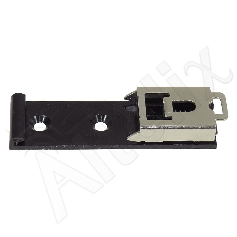 18mm Wide Spring-Loaded Clamp Type DIN Rail Mounting Clip for 35mm Top ...
