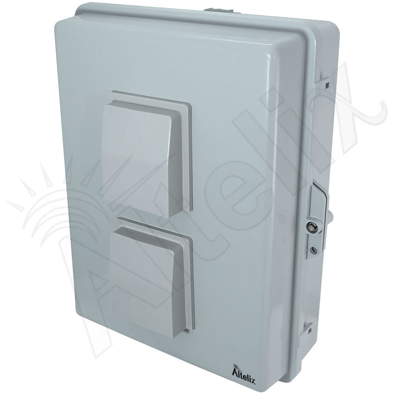 Altelix 17x14x6 Inch Polycarbonate + ABS Vented Weatherproof NEMA