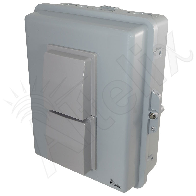 Altelix 14x11x5 NEMA Polycarbonate Vented Enclosure with 12 VDC Fan