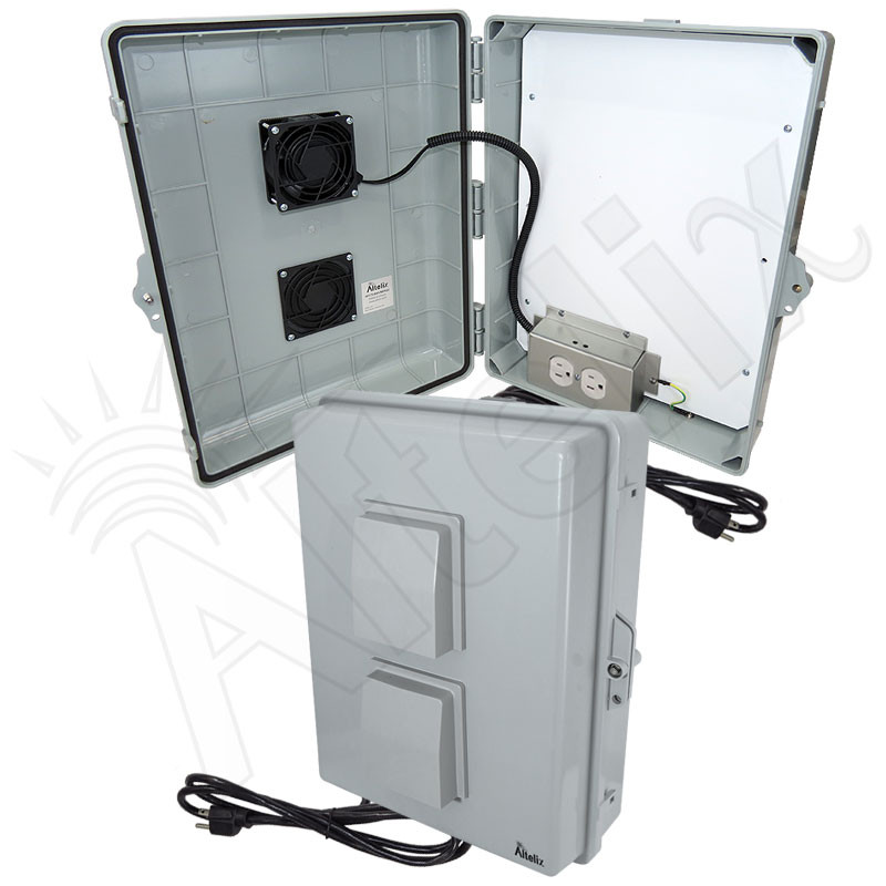 ノルデページ Altelix 17x14x6 Polycarbonate Vented NEMA Enclosure with No-Drill