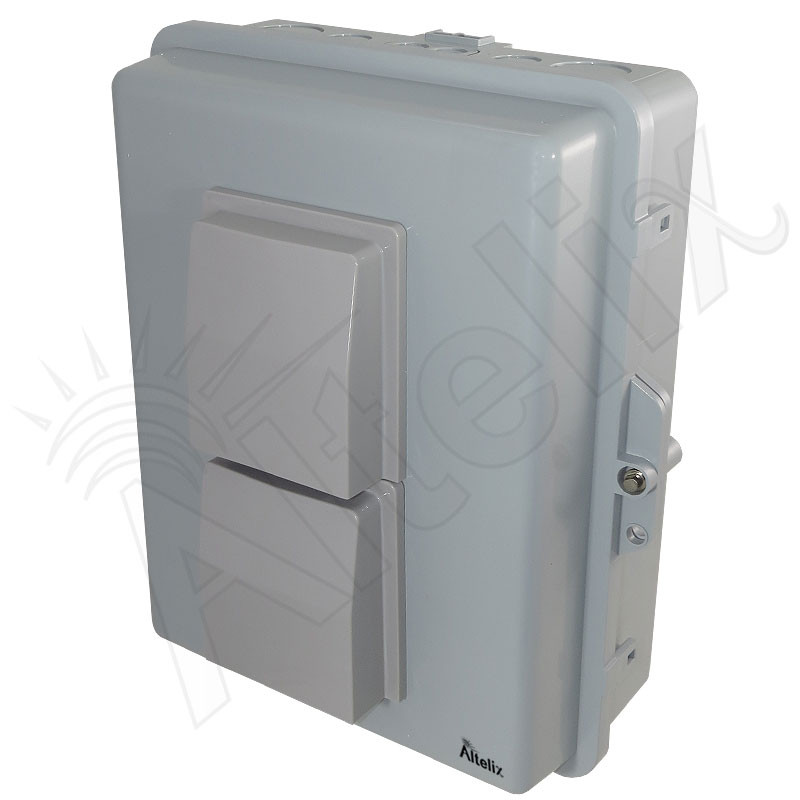 Altelix 14x11x5 Polycarbonate Vented Outdoor Enclosure with No